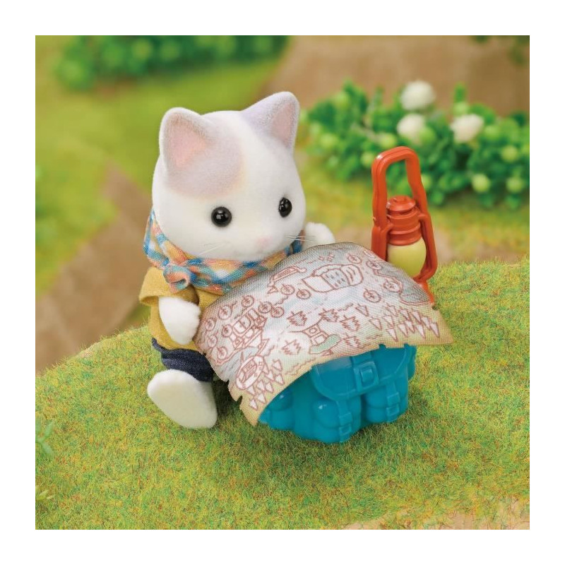 Action Figures - SYLVANIAN FAMILIES - Son and Baby Cat Latte - Secret