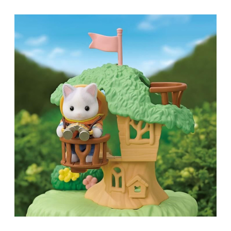 Action Figures - SYLVANIAN FAMILIES - Son and Baby Cat Latte - Secret