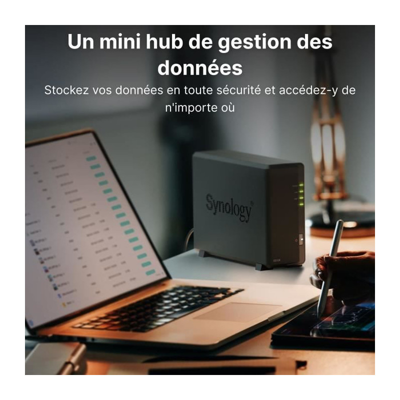 NAS server - SYNOLOGY - DS124 - 1 bay