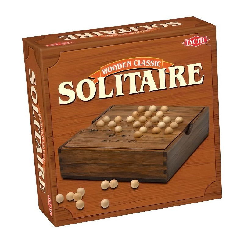 TACTIC - Wooden Solitaire