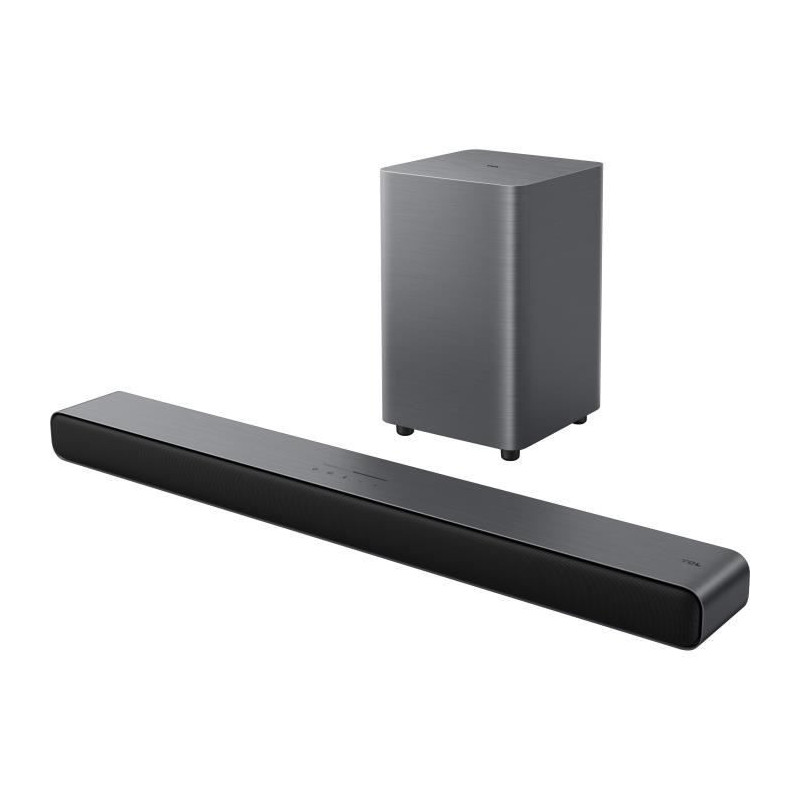 Soundbar - TCL - S55H - Dolby Atmos 2.1 - With wireless subwoofer - Bl