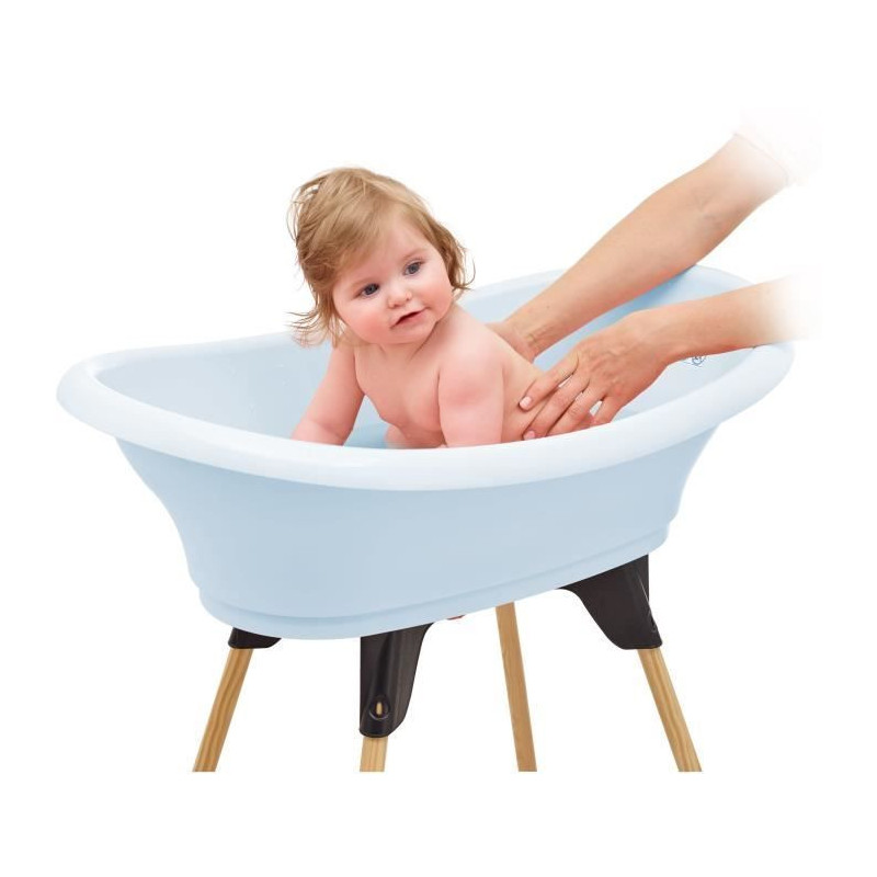 Thermobaby Vasco Thermobaby 5 in 1 blue flower bathtub - Made in Franc