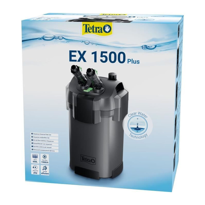 External filter - TETRA - EX 1500 plus - For aquariums from 300 to 600