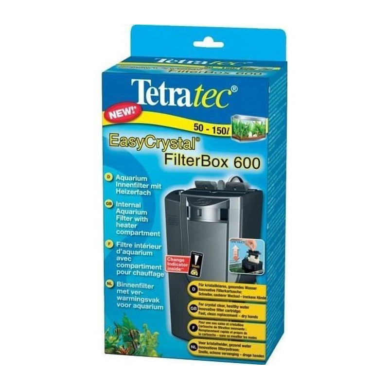 Tetra EasyCrystal Filterbox 600 Interior filter - 600 L/H - For aquari