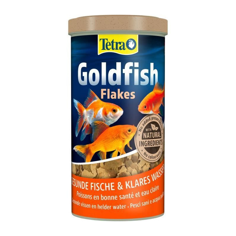 Tetra Goldfish Flakes - TETRA - Complete flake food for goldfish - 1 L