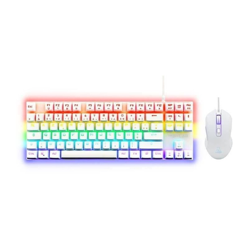 Combo Gaming Mechanical Keyboard TKL + Mouse - THE G-LAB - COMBO MERCU