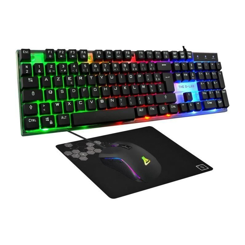 3 in 1 Gaming Combo - Backlit gaming keyboard and gaming mouse + Mouse