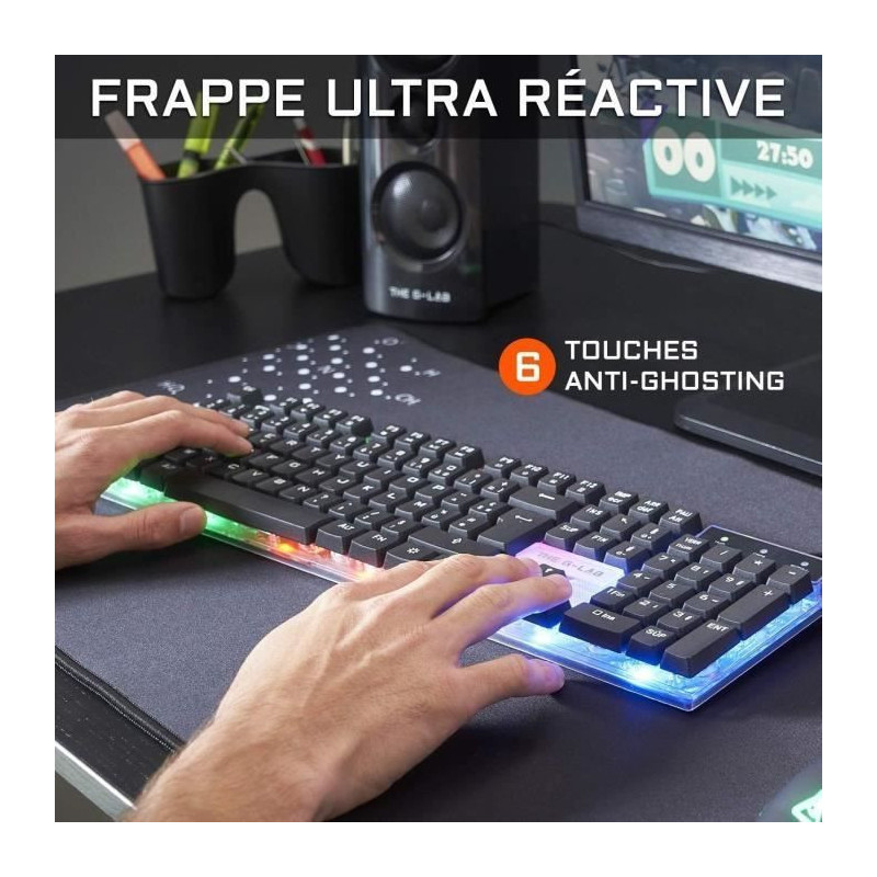 3 in 1 Gaming Combo - Backlit gaming keyboard and gaming mouse + Mouse