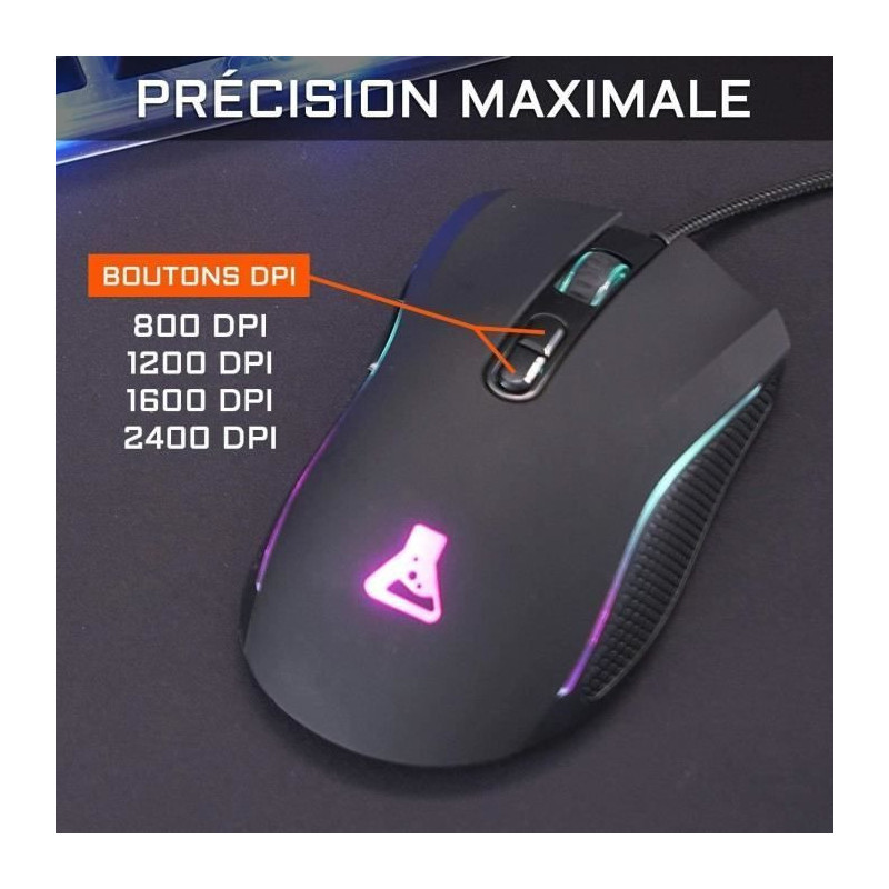 3 in 1 Gaming Combo - Backlit gaming keyboard and gaming mouse + Mouse