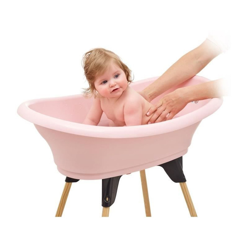 THERMOBABY TUB KIT VASCO Powder pink: bathtub + feet + drain hose