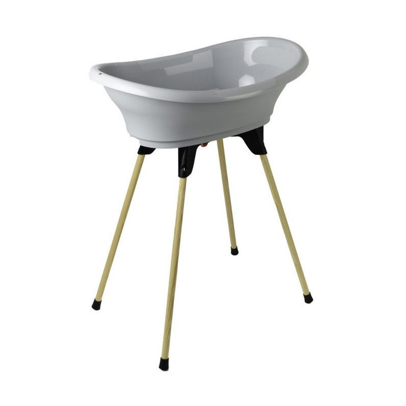 THERMOBABY Bath kit VASCO Charm gray: bath + feet + drain pipe