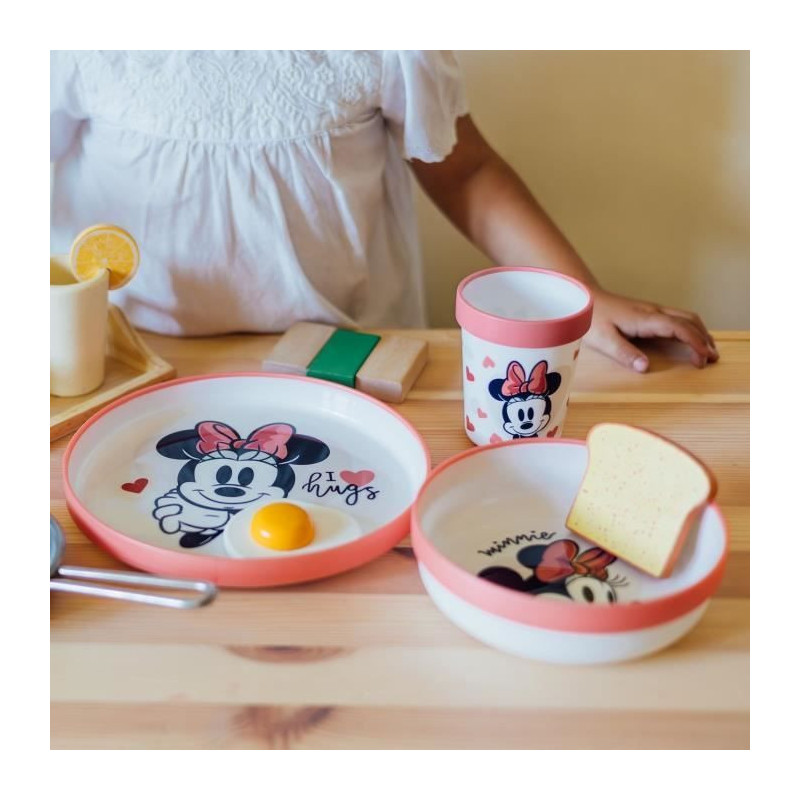THERMOBABY MINNIE 2nd age meal pack - 3 plates + a cup + 1 spoon