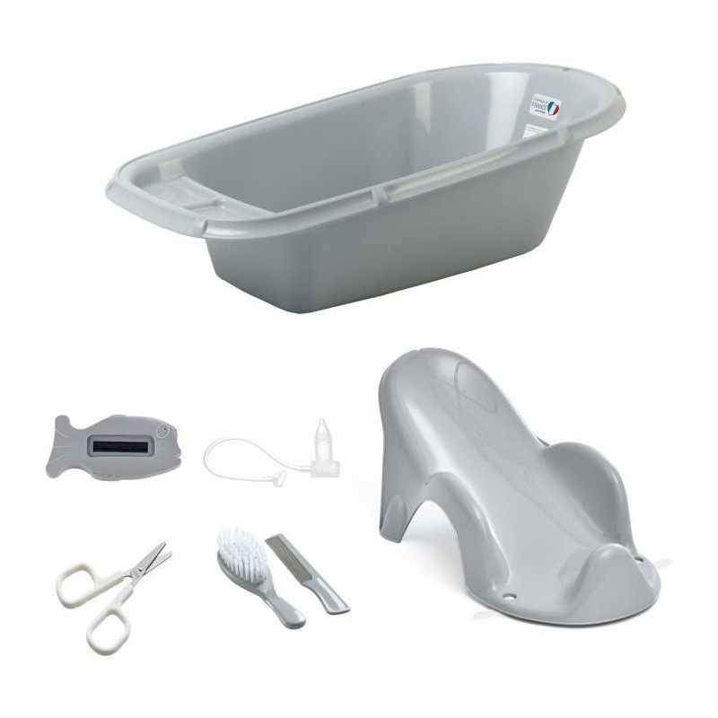 Baby bathtub + Bath Transat + Thermoter + Brush and Comb + Scissors +