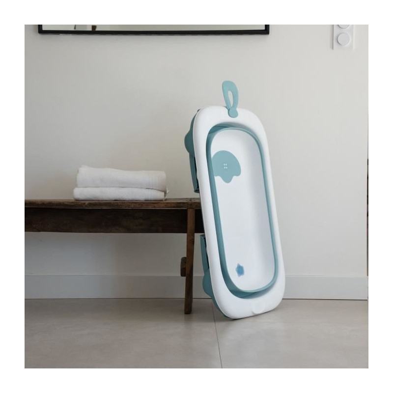 Foldable bathtub - THERMOBABY - BALNÉA - Compact - Drain plug - Up to