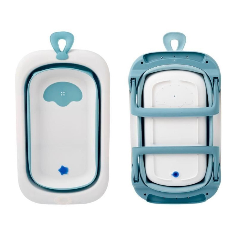 Foldable bathtub - THERMOBABY - BALNÉA - Compact - Drain plug - Up to