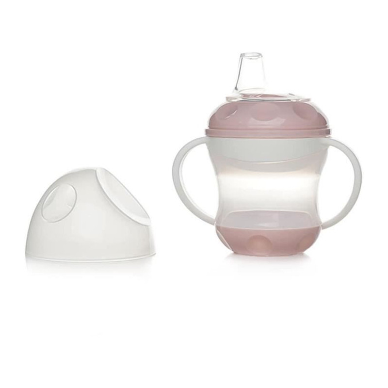 THERMOBABY Leak-proof cup + lid - Powder pink