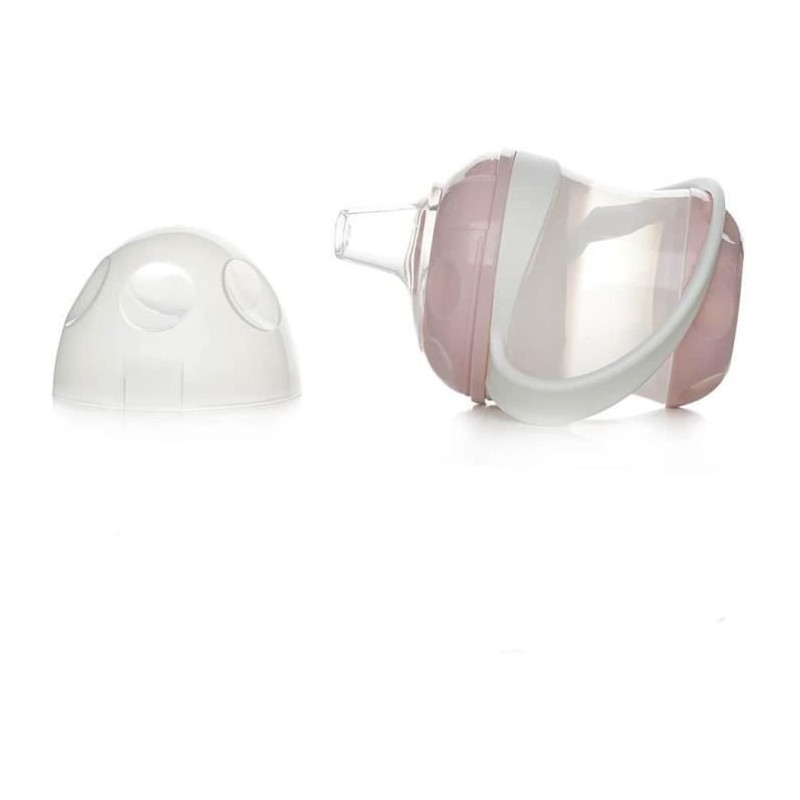 THERMOBABY Leak-proof cup + lid - Powder pink