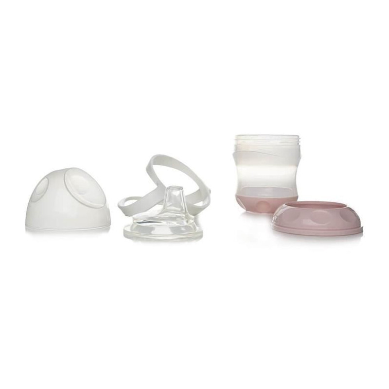 THERMOBABY Leak-proof cup + lid - Powder pink