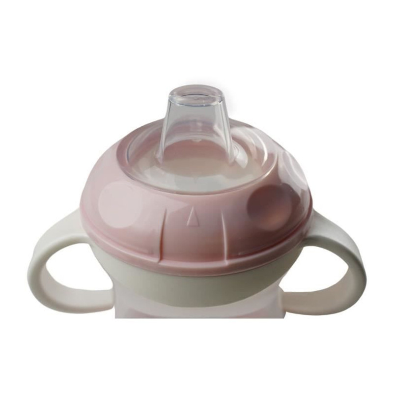 THERMOBABY Leak-proof cup + lid - Powder pink