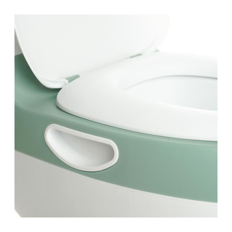Mini toilet - THERMOBABY - Sage Green - Comfortable with flushing soun