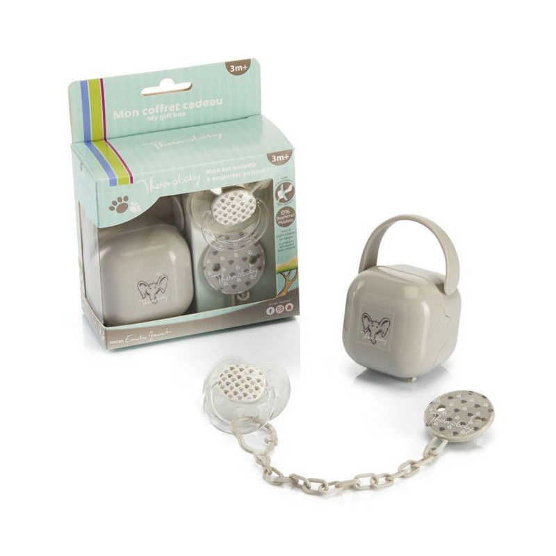 Biberon heater + 230ml glass bottle + bottle bottle + Dosseuse box of