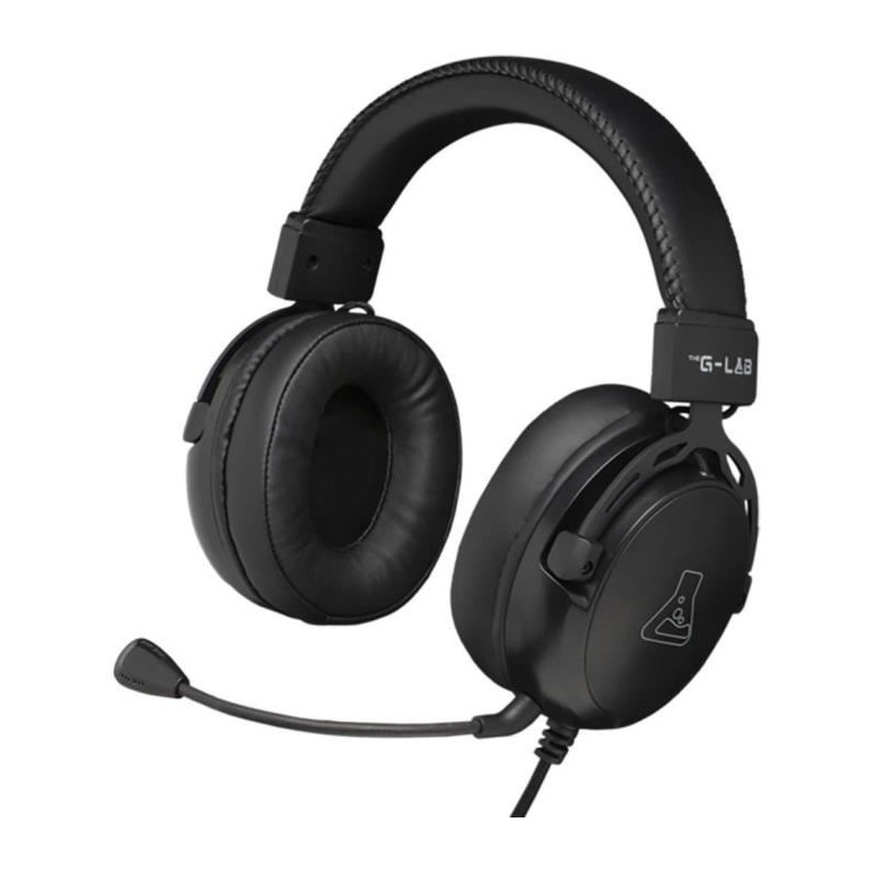 Wired Gaming Headset - THE G-LAB - KORP TITANIUM - Microphone - PC/PS4