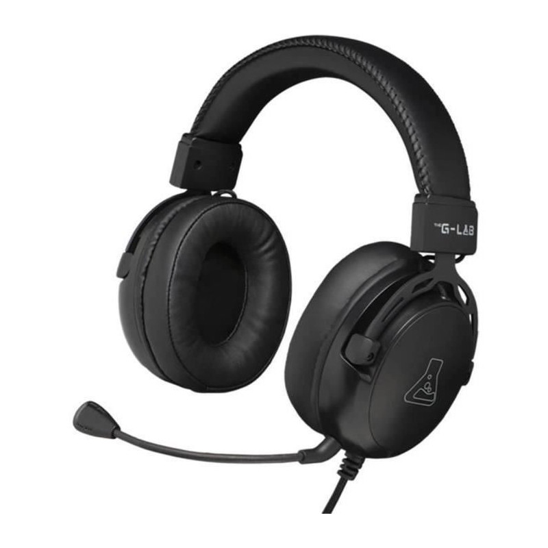 Wired Gaming Headset - THE G-LAB - KORP TITANIUM - Microphone - PC/PS4