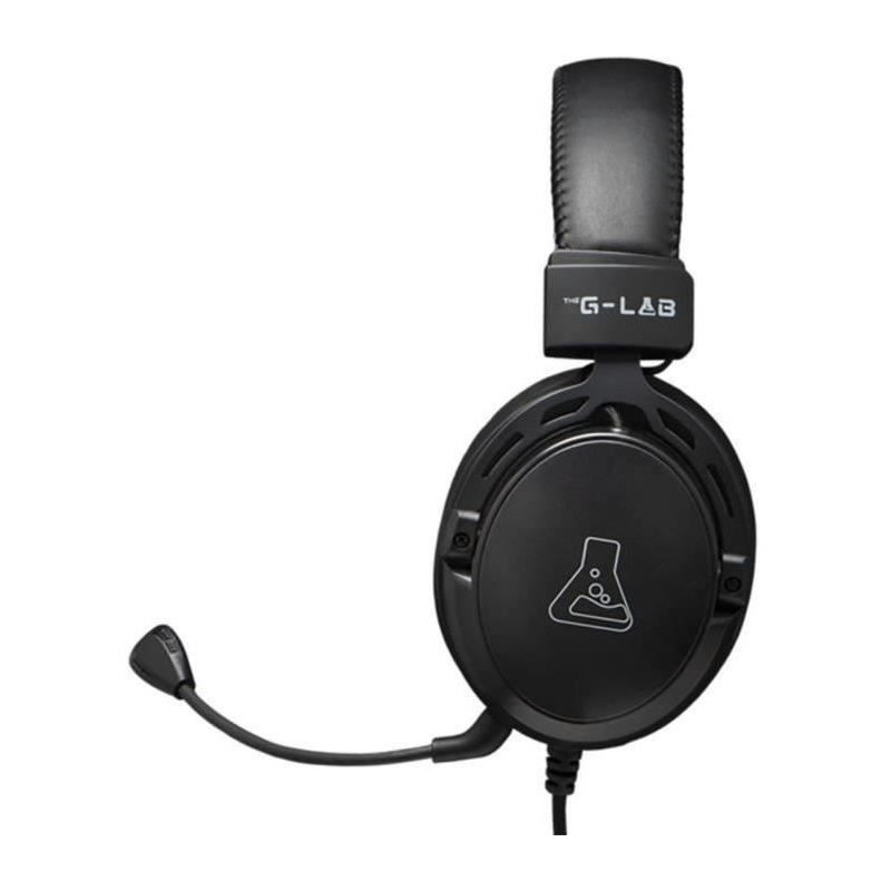 Wired Gaming Headset - THE G-LAB - KORP TITANIUM - Microphone - PC/PS4