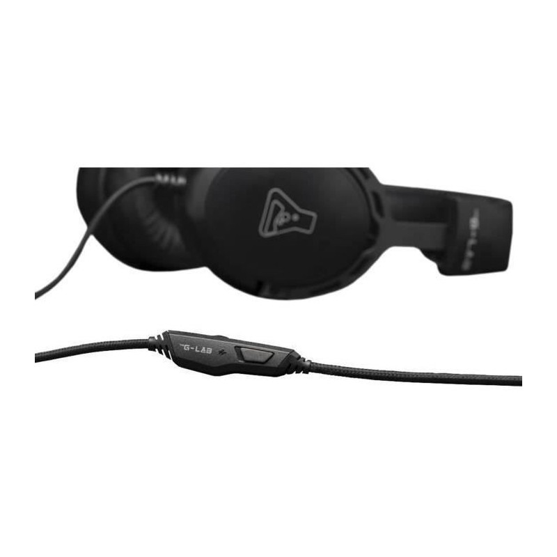 Wired Gaming Headset - THE G-LAB - KORP TITANIUM - Microphone - PC/PS4