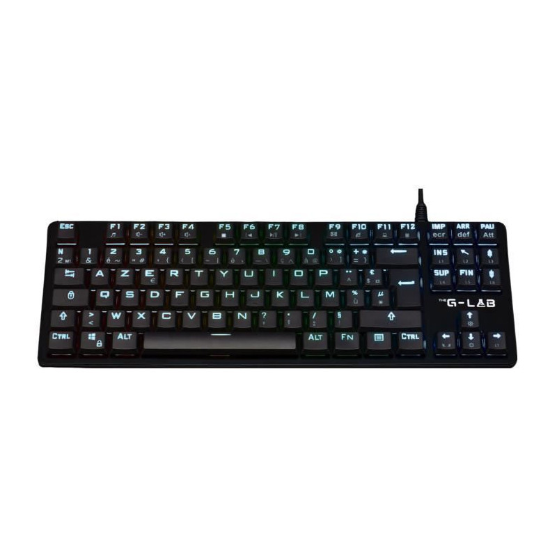 Gaming Keyboard - The G-Lab - KEYZ PLATI. TKL - TKL Format - Mechanica