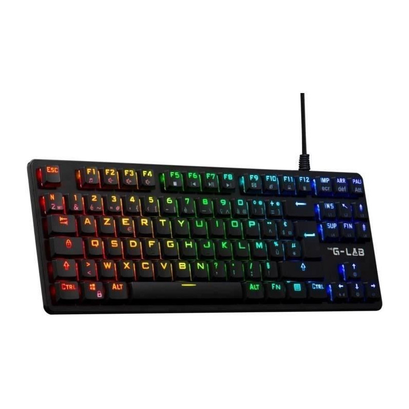 Gaming Keyboard - The G-Lab - KEYZ PLATI. TKL - TKL Format - Mechanica