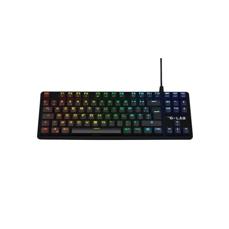 Gaming Keyboard - The G-Lab - KEYZ PLATI. TKL - TKL Format - Mechanica