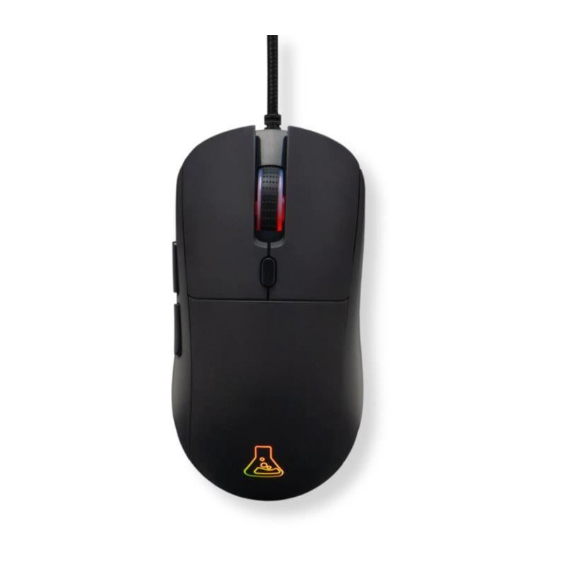 Wired Gaming Mouse - The G-Lab - KULT-COBALT - RGB - 12800 DPI - Black