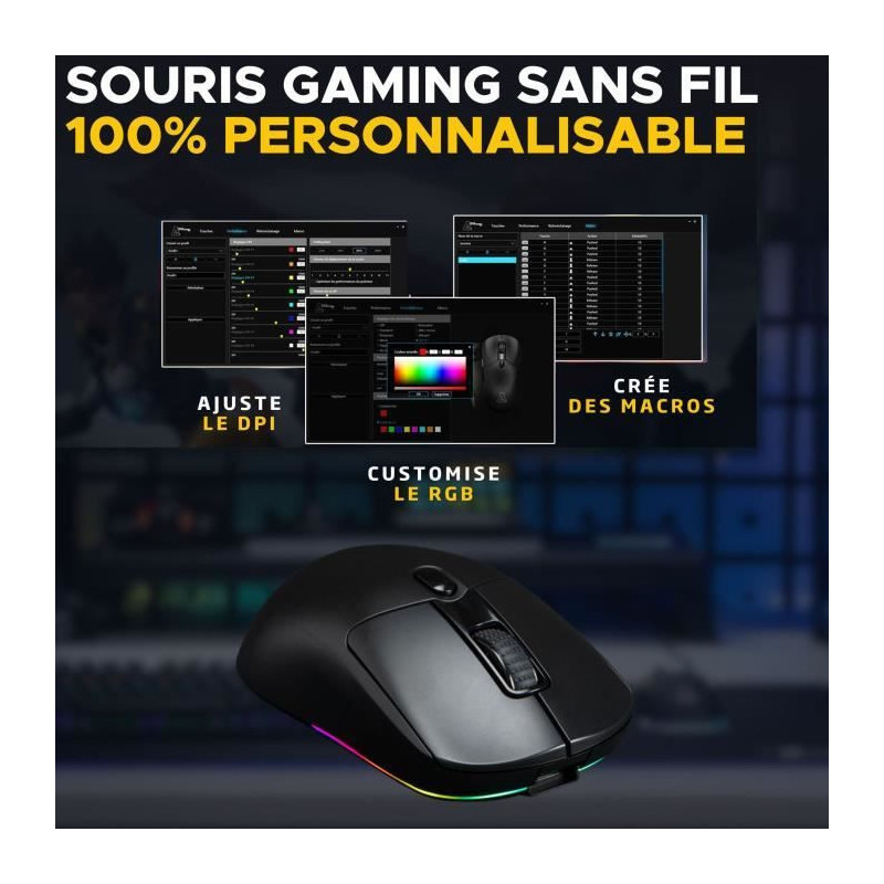 Competitive Gaming Mouse - Wired or wireless - The G-Lab - KULT-TITAN