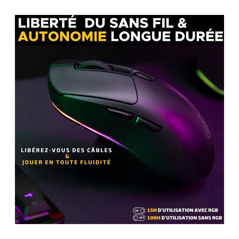 Competitive Gaming Mouse - Wired or wireless - The G-Lab - KULT-TITAN