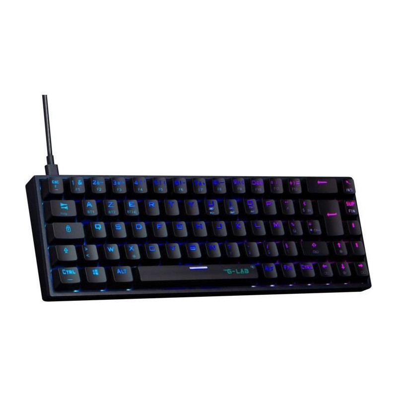 Gaming Keyboard - The G-Lab - KEYZ TITAN - Mechanical (Red Switch) - W