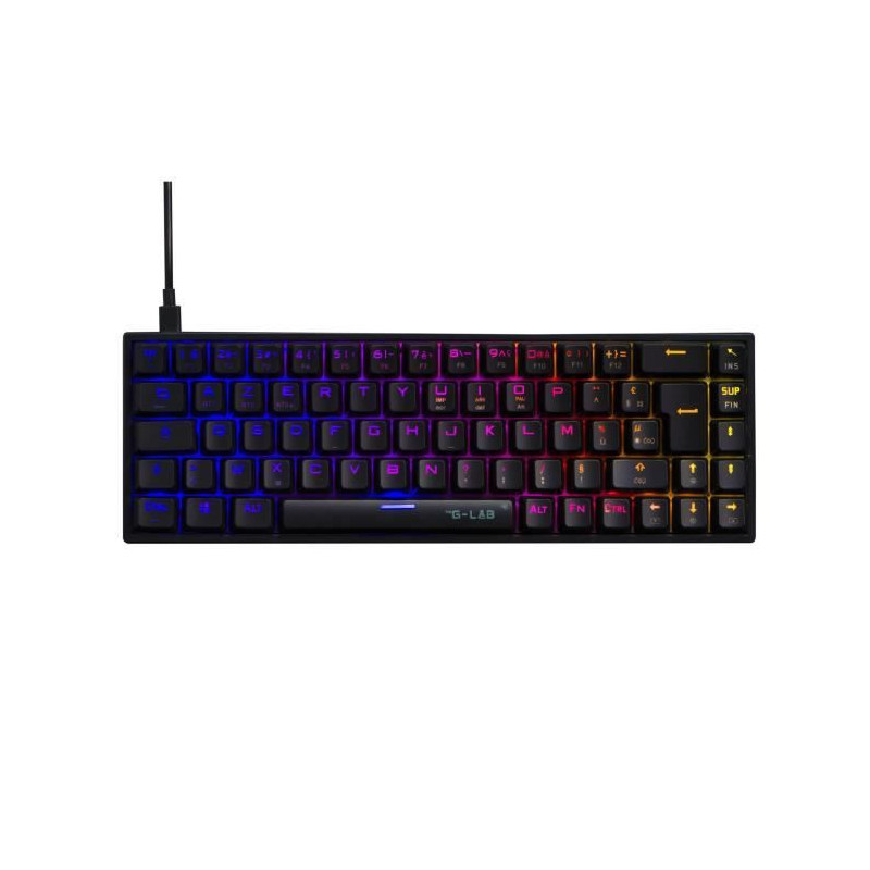 Gaming Keyboard - The G-Lab - KEYZ TITAN - Mechanical (Red Switch) - W