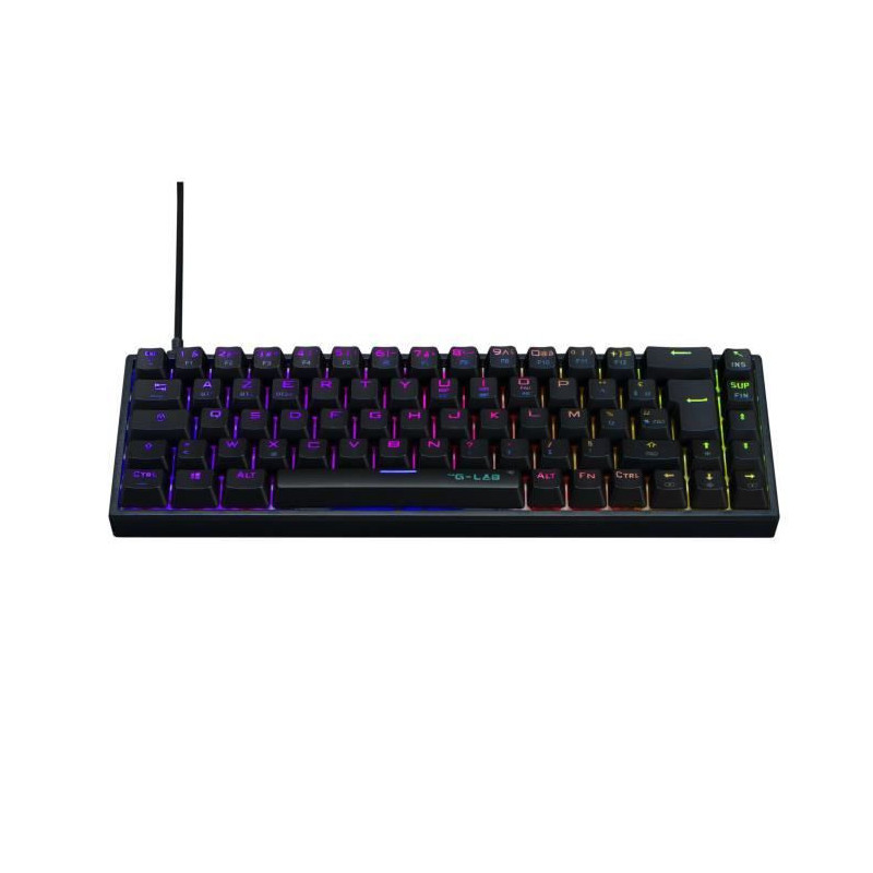 Gaming Keyboard - The G-Lab - KEYZ TITAN - Mechanical (Red Switch) - W