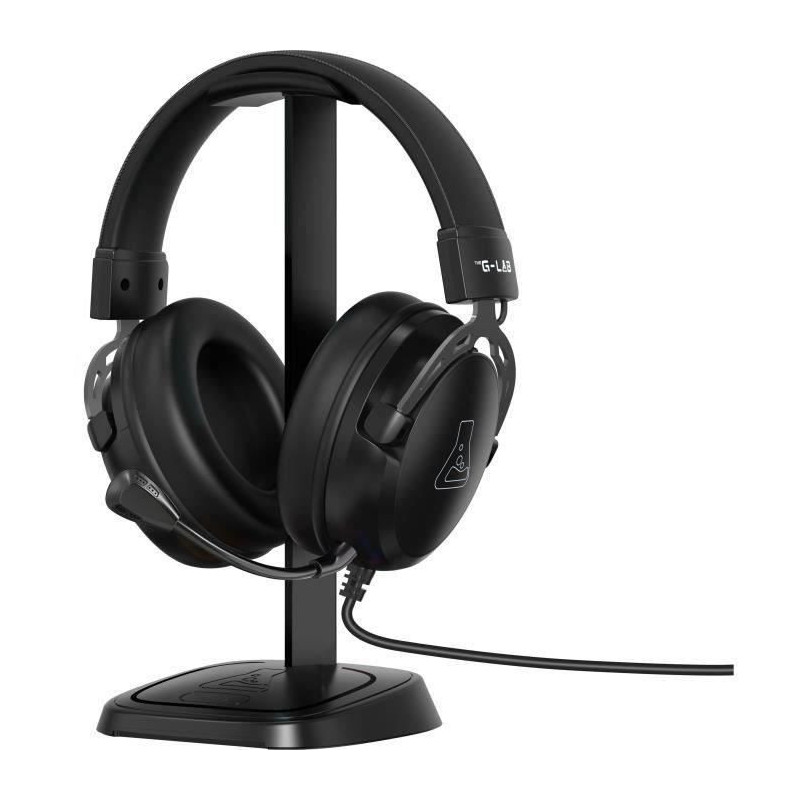 Gaming headset stand - The G-Lab - K-STAND-NEON - Wired - Compact desi