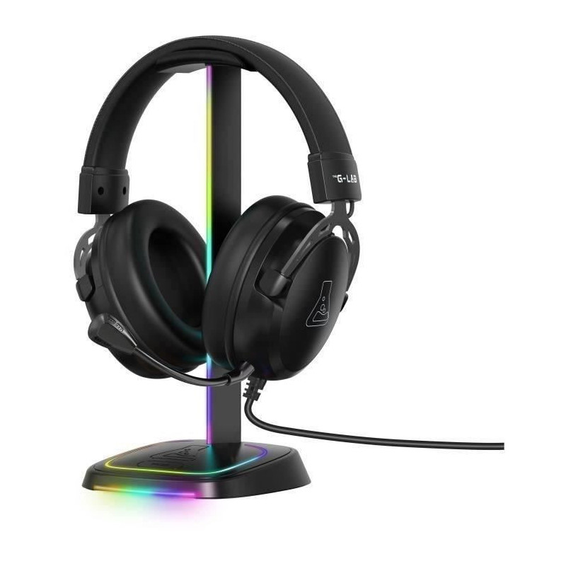 Gaming headset stand - The G-Lab - K-STAND-NEON RGB - Wired - RGB ligh