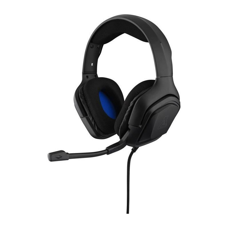 THE G-LAB Korp Cobalt Gaming Headset Compatible PC, PS4, XboxOne - Bla