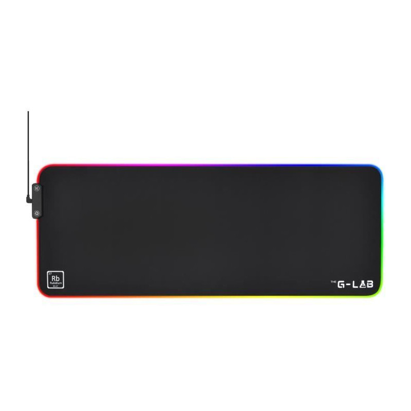 Mouse Pad - XXL - The G-Lab - PAD RUBIDIUM - RGB USB - 800x300x3mm - B