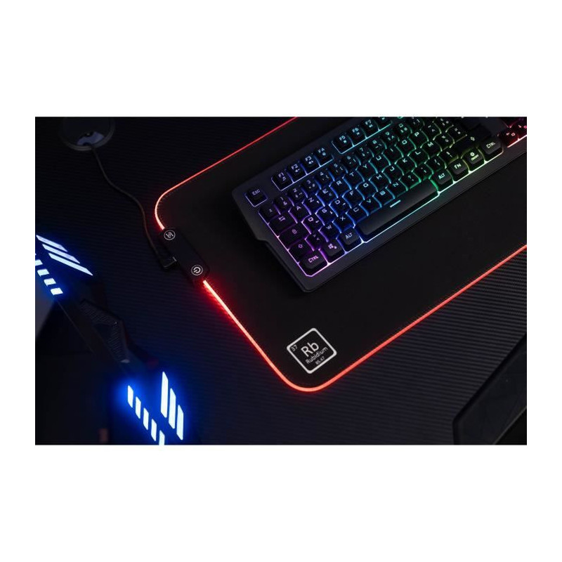 Mouse Pad - XXL - The G-Lab - PAD RUBIDIUM - RGB USB - 800x300x3mm - B