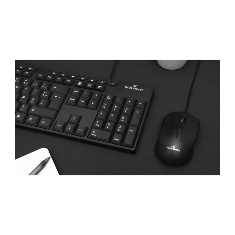 Keyboard - BLUESTORK - MEDIA OFFICE - Wired - Azerty - Windows Compati