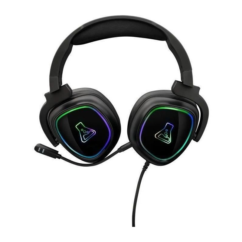Gaming Helmet RGB The G -LAB - PC compatible, PS4, Xboxone - Black