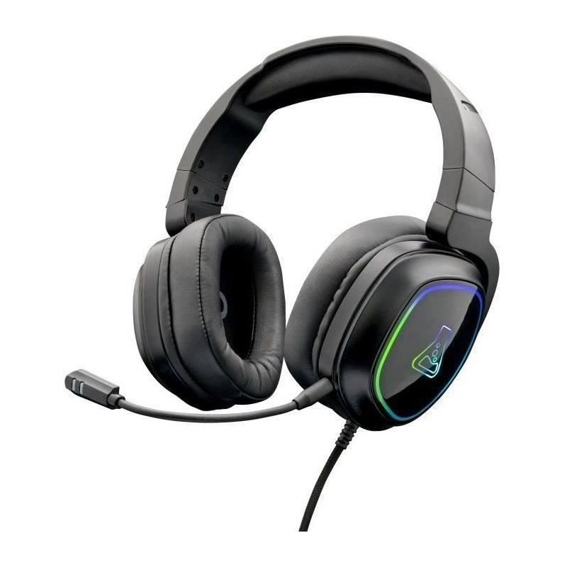 Gaming Helmet RGB The G -LAB - PC compatible, PS4, Xboxone - Black