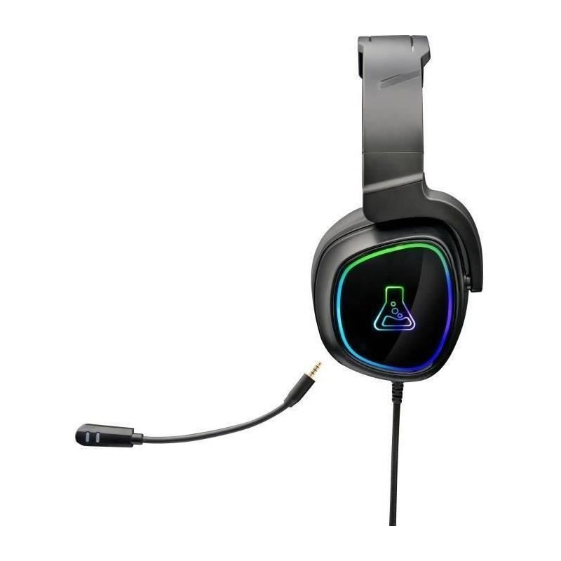 Gaming Helmet RGB The G -LAB - PC compatible, PS4, Xboxone - Black