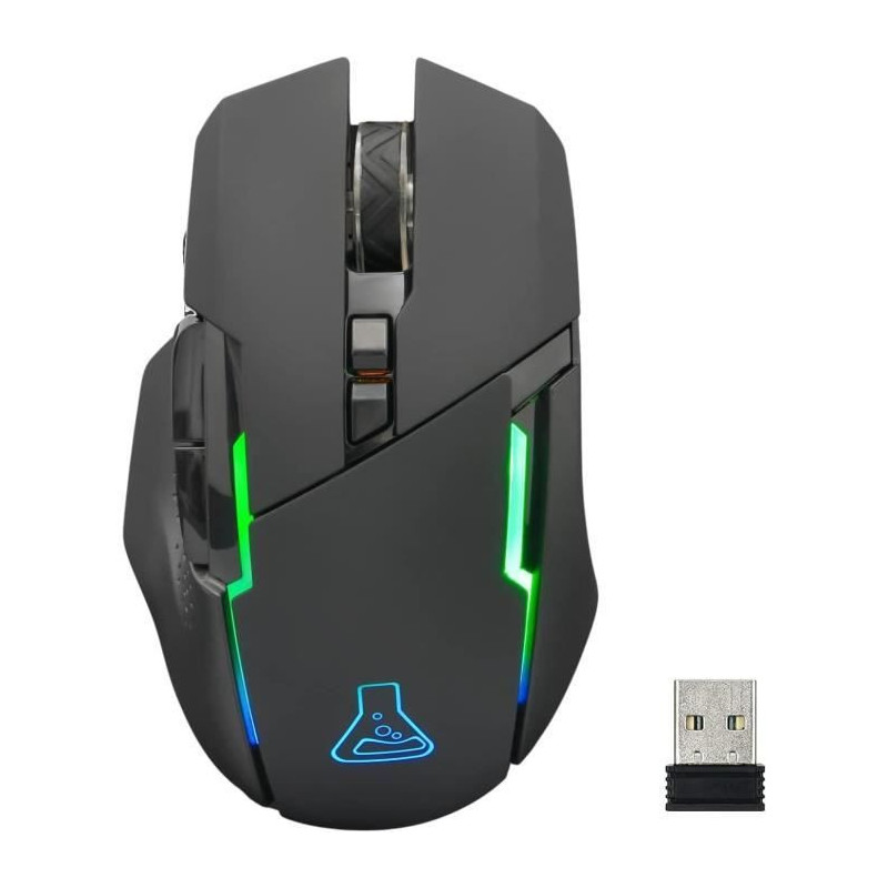 Wireless RGB gaming mouse The G -LAB 7200 DPI - Black