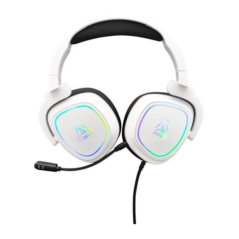 Gaming Helmet RGB The G -LAB - PC compatible, PS4, Xboxone - White