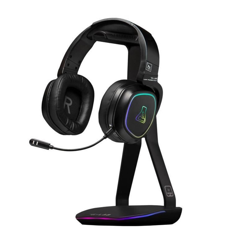 Headphone/Headset Stand - THE G-LAB - K-STAND HYDROGEN - 2 USB ports -